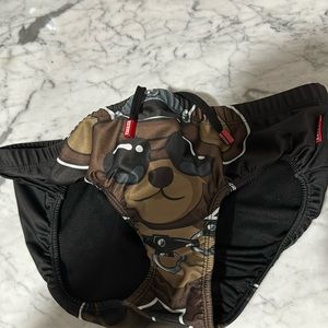 Men’s Speedo with bear and harness
